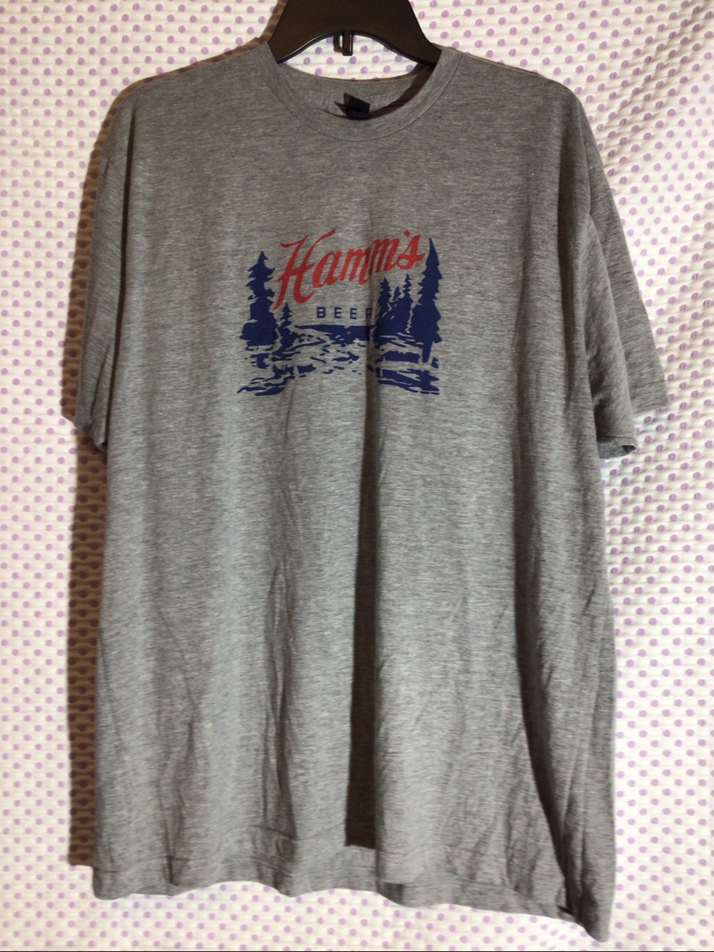 Grey Hamm's Beer retro graphic t-shirt